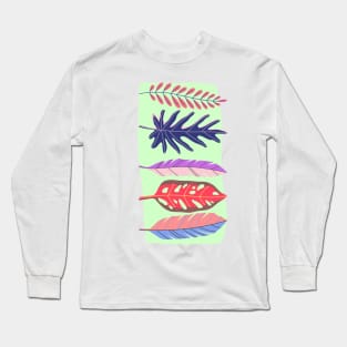 Colourful Leaves Long Sleeve T-Shirt